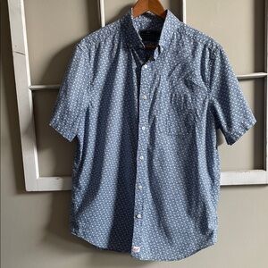Vineyard Vines Navy Patterned Casual Shirt